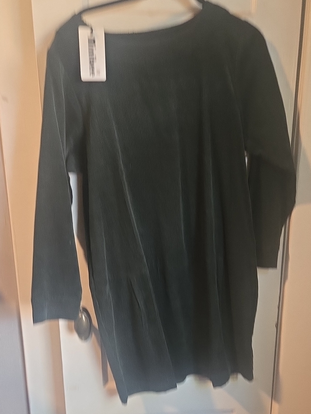 Men's Ribbed Crewneck Sweater - Dark Green